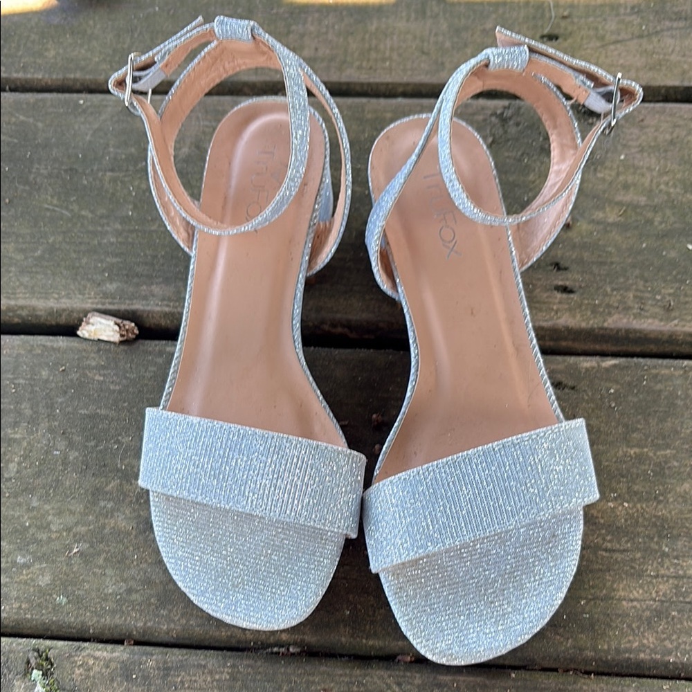 XOXO Sparkling Silver Women's Sandals